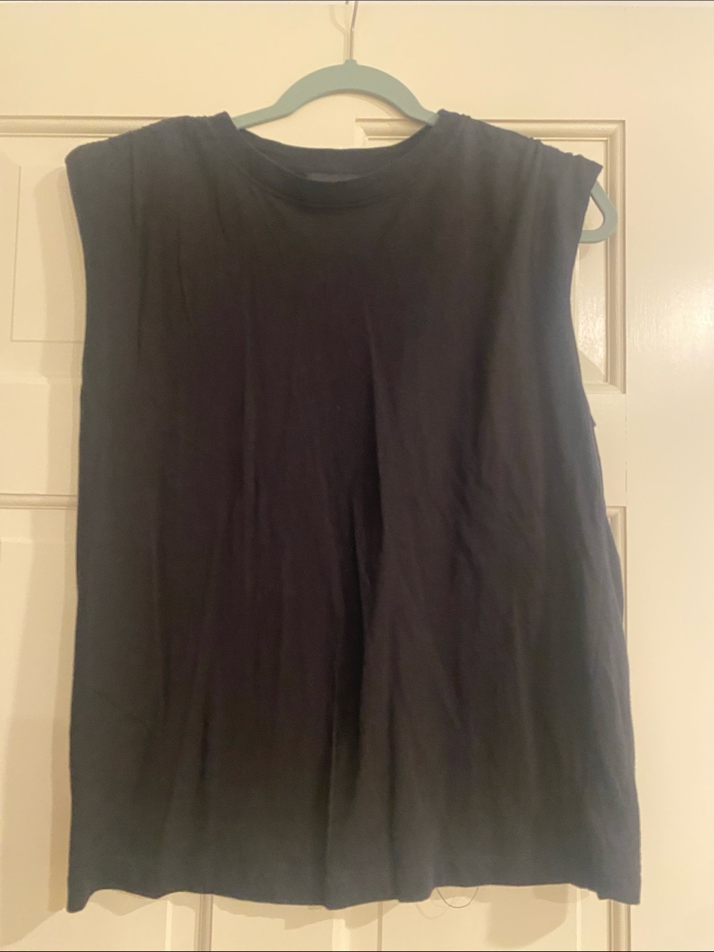 The Limited Black Muscle Tee Tank Top